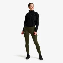 Alaska Fleece Lined Pocket Leggings Dame