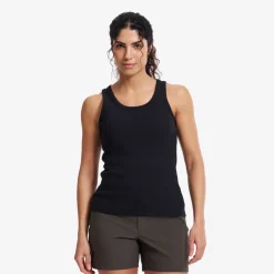 Birch Ribbed Tank Top Dame