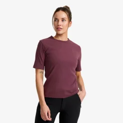 Birch Ribbed T-shirt Dame