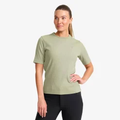 Birch Ribbed T-shirt Dame