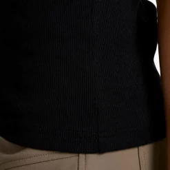 Birch Ribbed T-shirt Dame