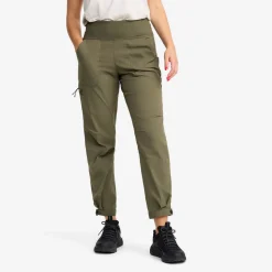 Breezy Curved Ankle Stretch Pants Dame