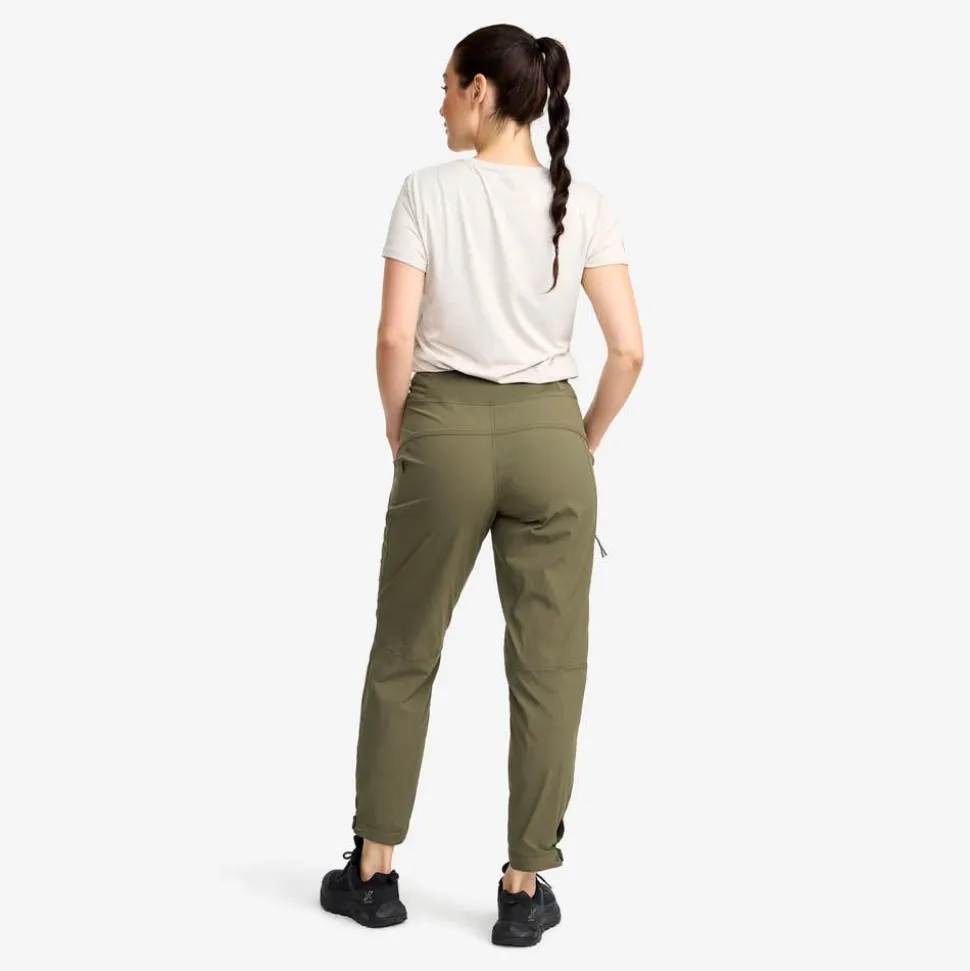 Breezy Curved Ankle Stretch Pants Dame