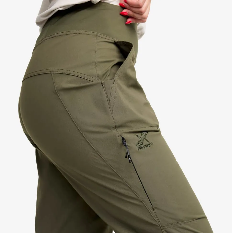 Breezy Curved Ankle Stretch Pants Dame