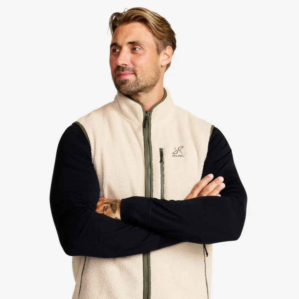 Canyon Full-zip Pile Fleece Vest Herre