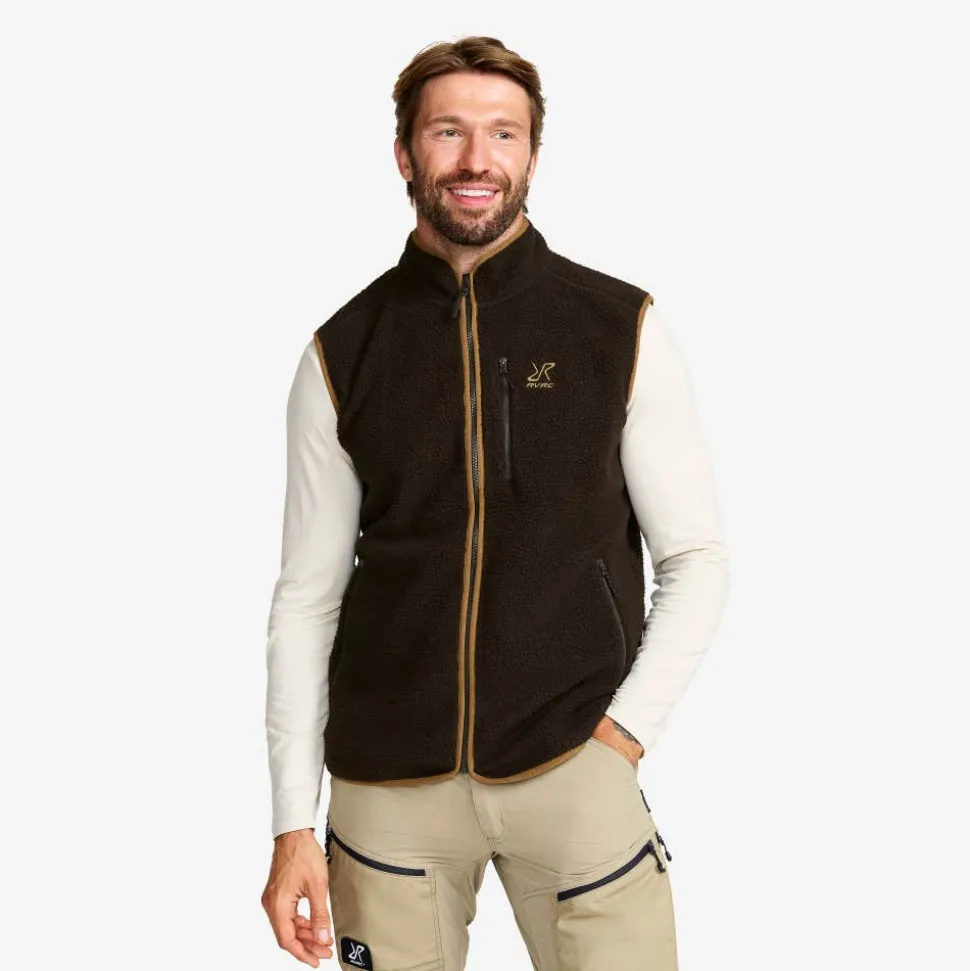 Canyon Full-zip Pile Fleece Vest Herre