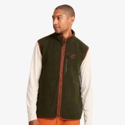 Canyon Full-zip Pile Fleece Vest Herre