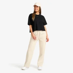 Easy Cropped T-shirt Dame