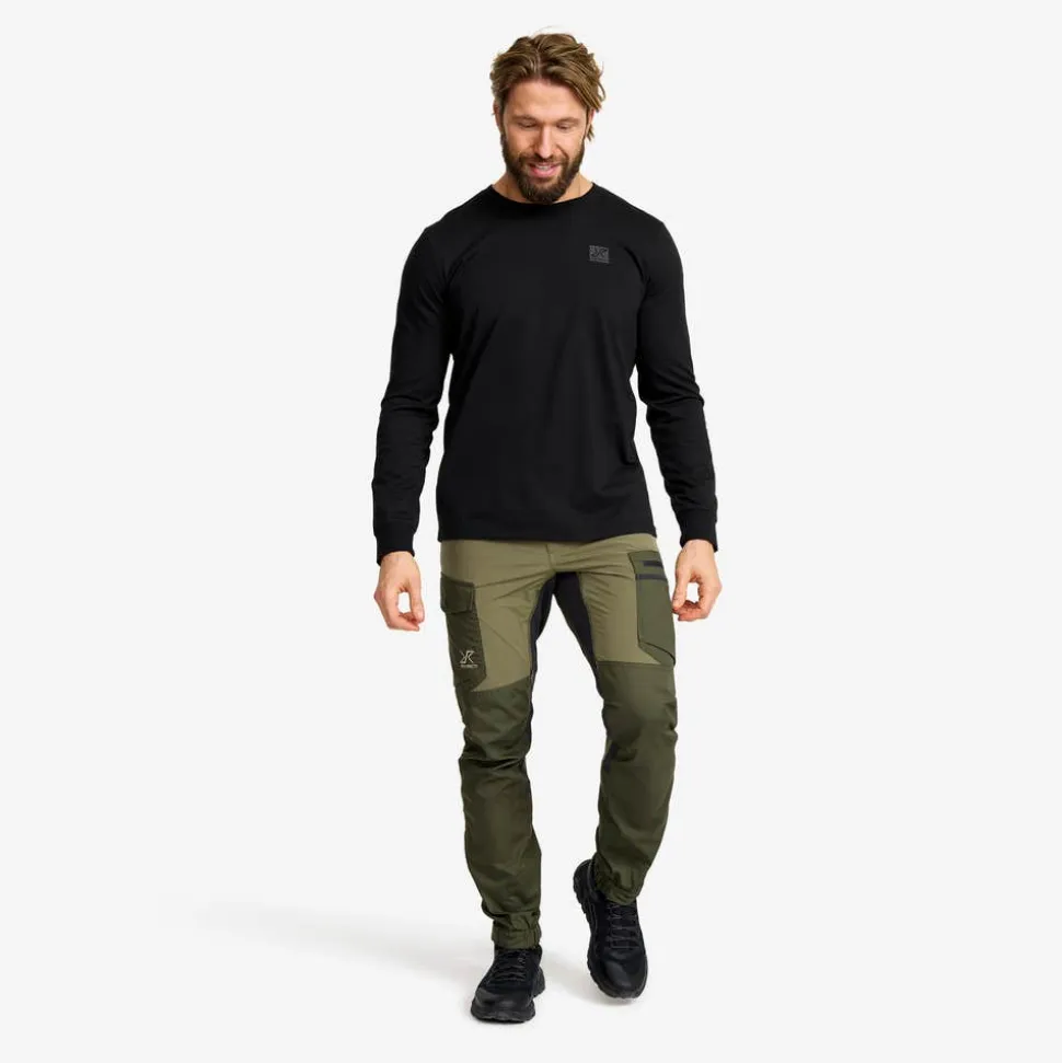 Easy Long-sleeved T-shirt Herre