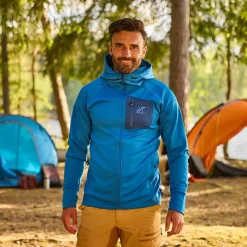 Evolution Stretch Fleece Hoodie Herre
