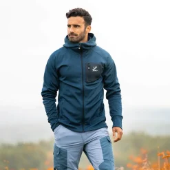Evolution Stretch Fleece Hoodie Herre