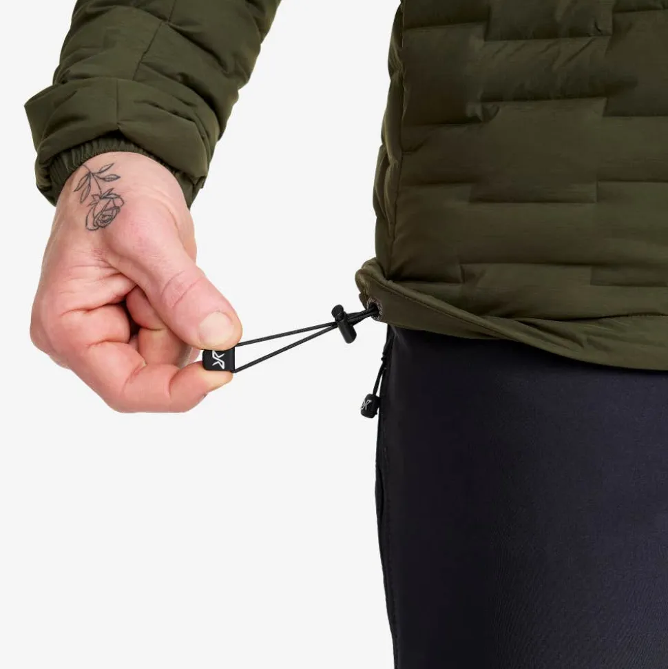 Flex Stretch Hooded Down Jacket Herre