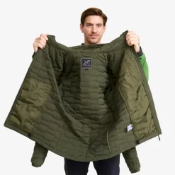 Flex Stretch Hooded Down Jacket Herre
