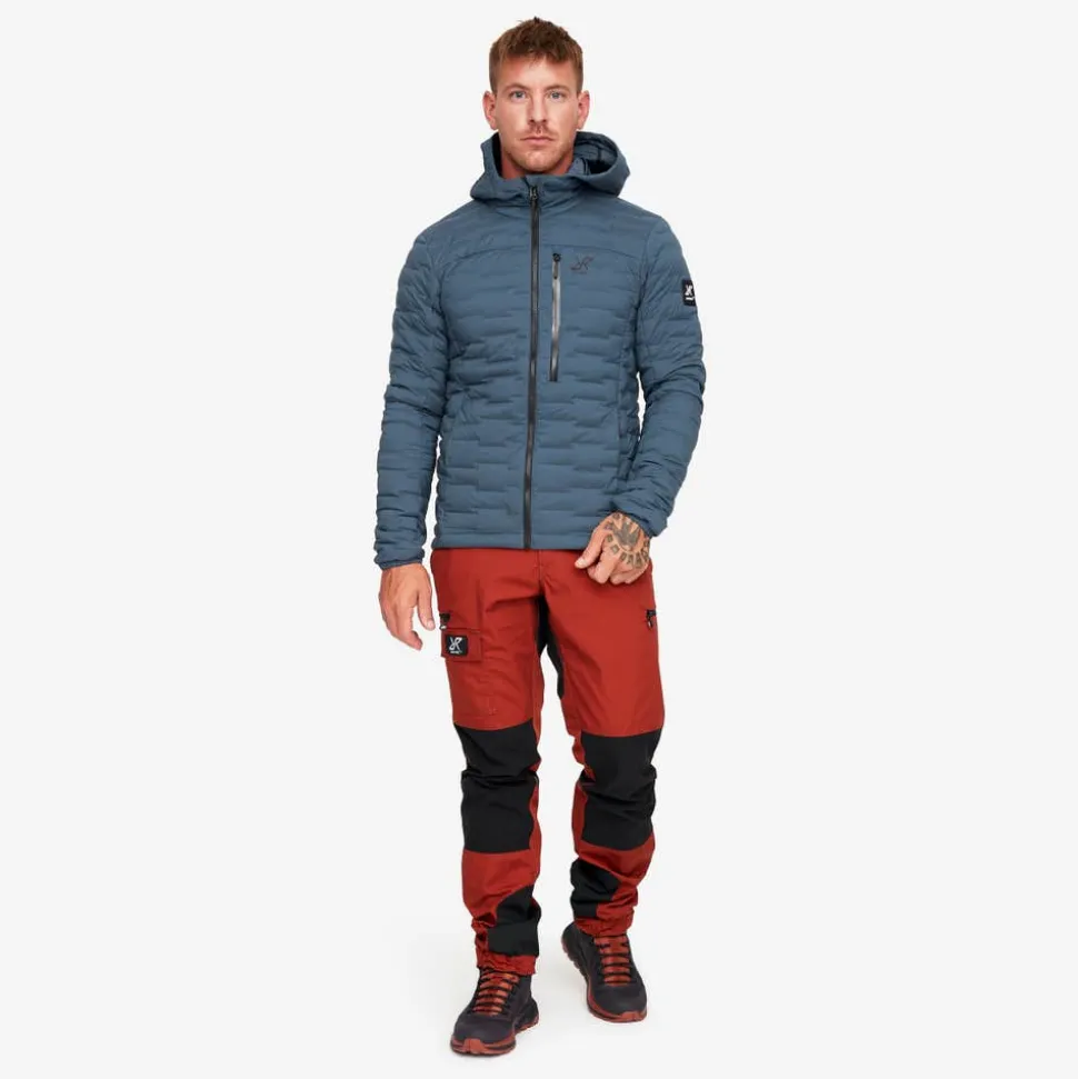 Flex Stretch Hooded Down Jacket Herre