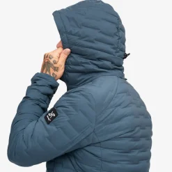 Flex Stretch Hooded Down Jacket Herre