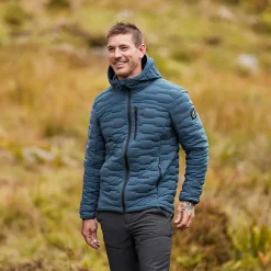 Flex Stretch Hooded Down Jacket Herre