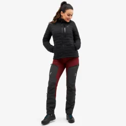 Flex Stretch Hooded Down Jacket Dame