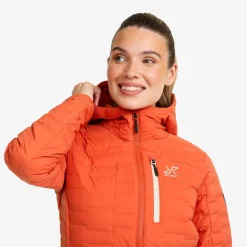 Flex Stretch Hooded Down Jacket Dame