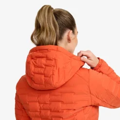 Flex Stretch Hooded Down Jacket Dame