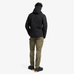 Flex Stretch Hooded Down Jacket Herre