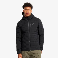Flex Stretch Hooded Down Jacket Herre
