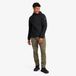 Flex Stretch Hooded Down Jacket Herre