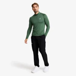 Focus Half-zip Seamless Top Herre
