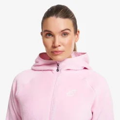 Fog Fluffy Hooded Fleece Dame