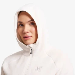 Fog Fluffy Hooded Fleece Dame