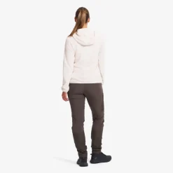 Fog Fluffy Hooded Fleece Dame
