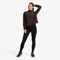 Hiker Cropped Half-zip Fleece Dame