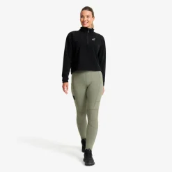 Hiker Cropped Half-zip Fleece Dame