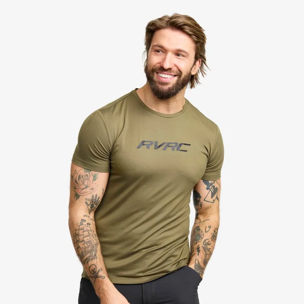 Mission Logo Slim Fit T-shirt Herre