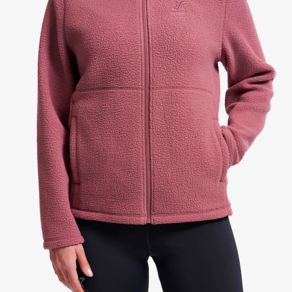 Moss Pile Fleece Jacket Dame