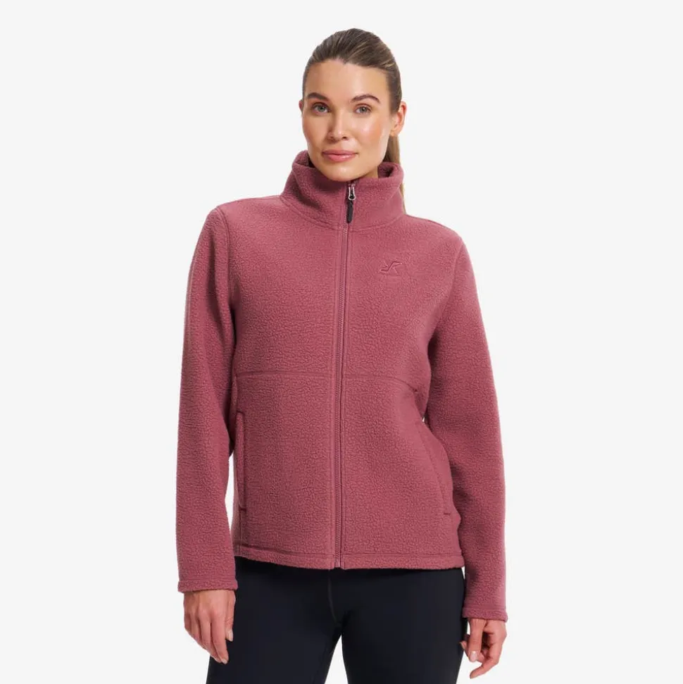 Moss Pile Fleece Jacket Dame