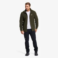 Moss Pile Fleece Jacket Herre
