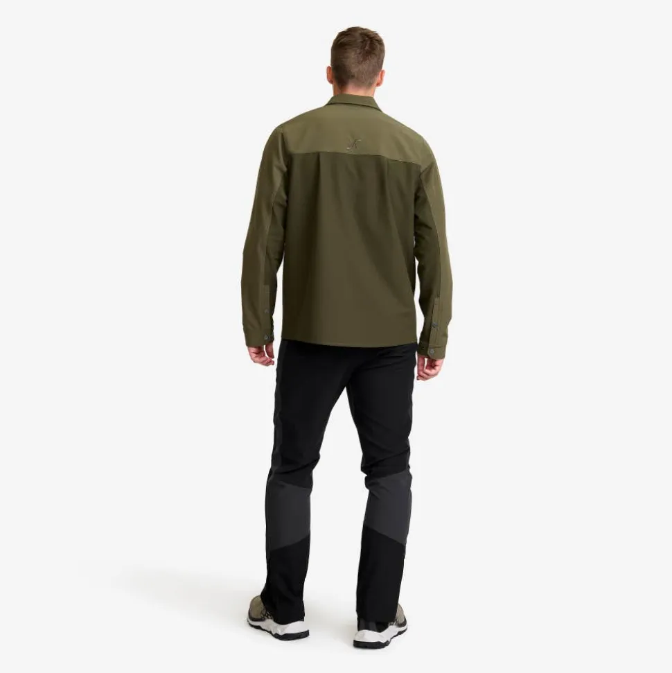 Ridge Half-zip Stretch Shirt Herre