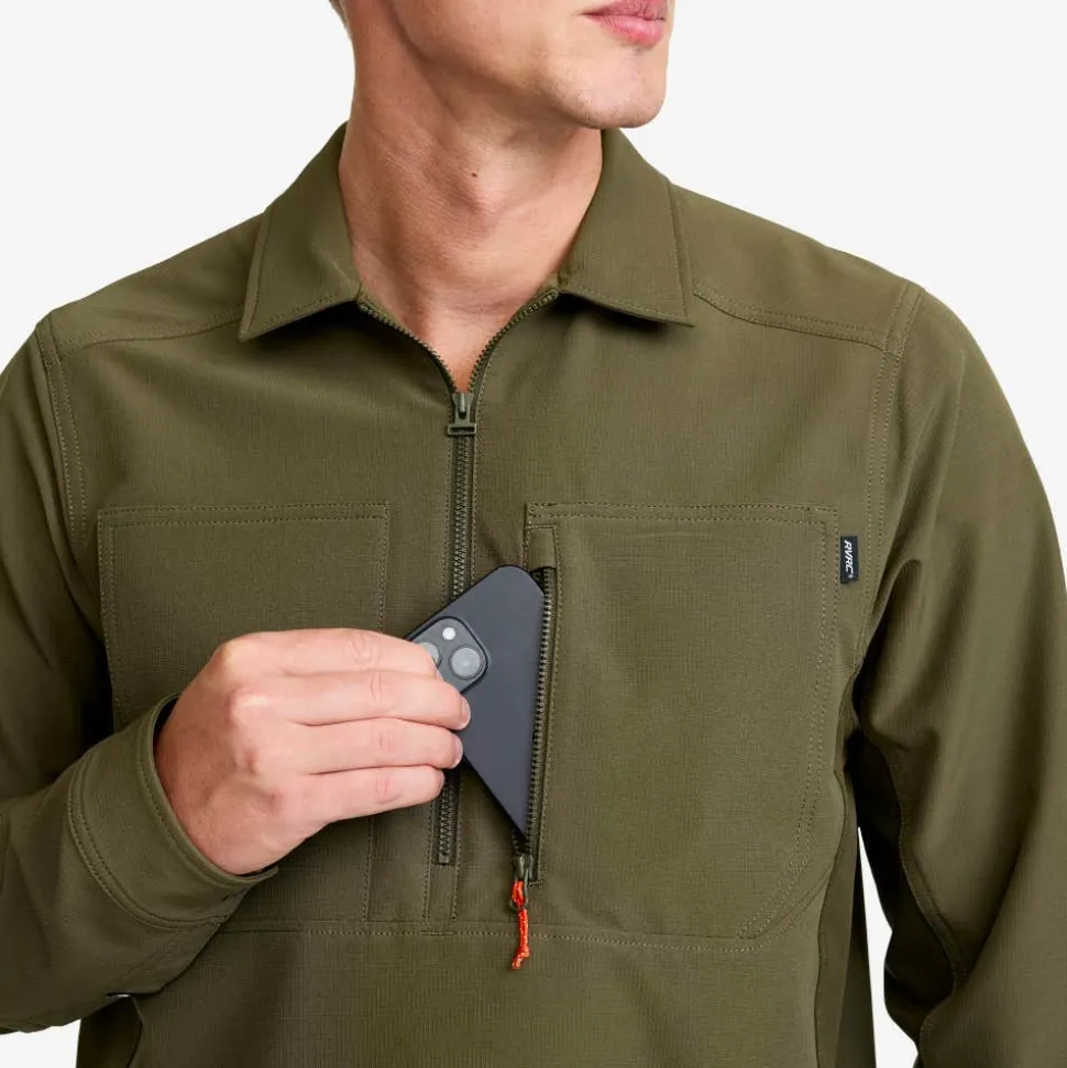 Ridge Half-zip Stretch Shirt Herre