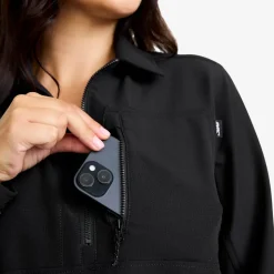 Ridge Half-zip Stretch Shirt Dame