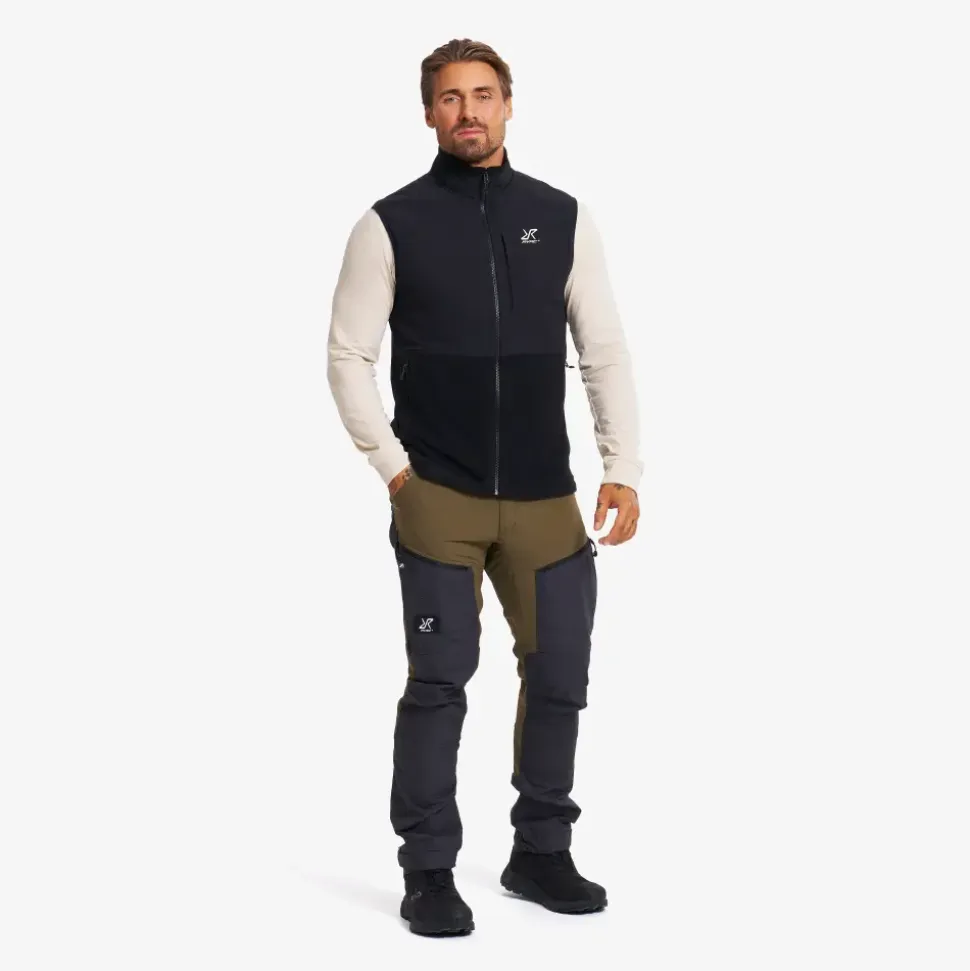 River Hybrid Fleece Vest Herre