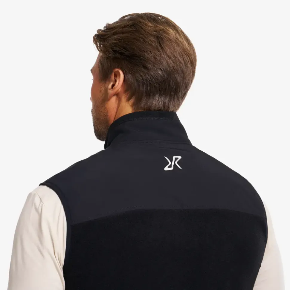 River Hybrid Fleece Vest Herre