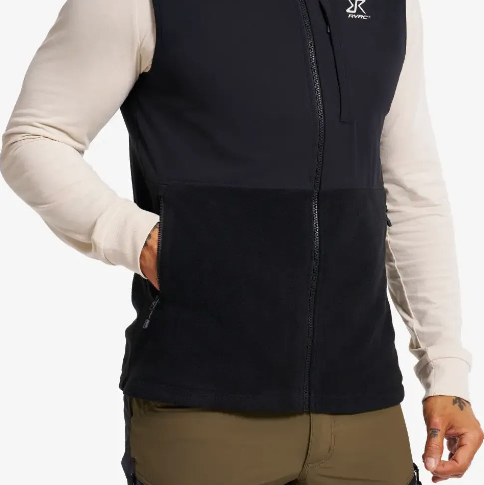 River Hybrid Fleece Vest Herre