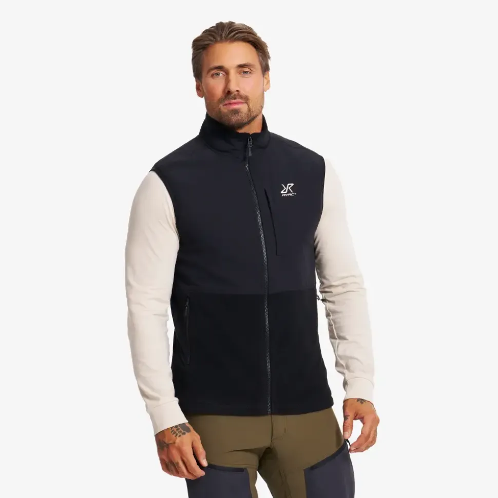 River Hybrid Fleece Vest Herre