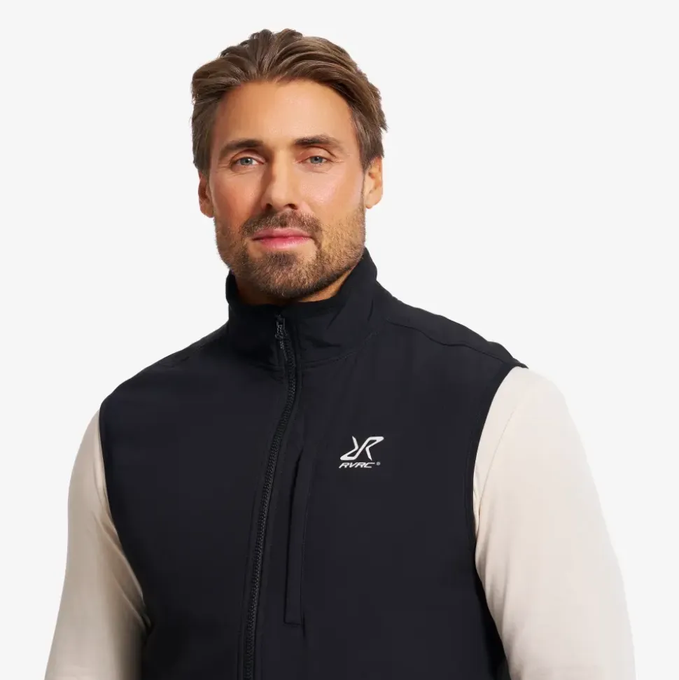 River Hybrid Fleece Vest Herre