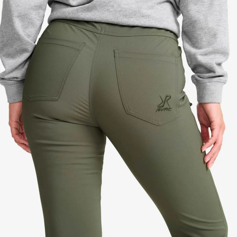 Root High-waist Stretch Jeans Dame