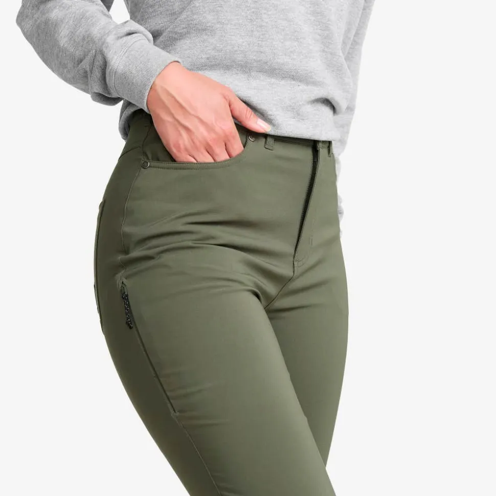 Root High-waist Stretch Jeans Dame