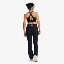 Shape Ribbed Flare Leggings Dame