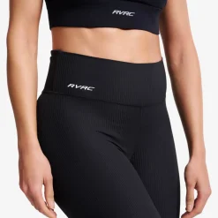 Shape Ribbed Flare Leggings Dame