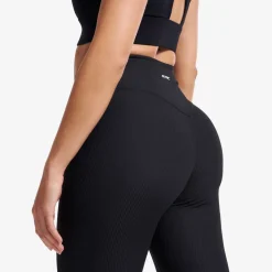 Shape Ribbed Flare Leggings Dame