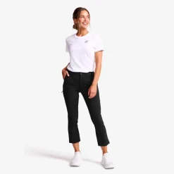 Variety High-waist Cropped Pants Dame